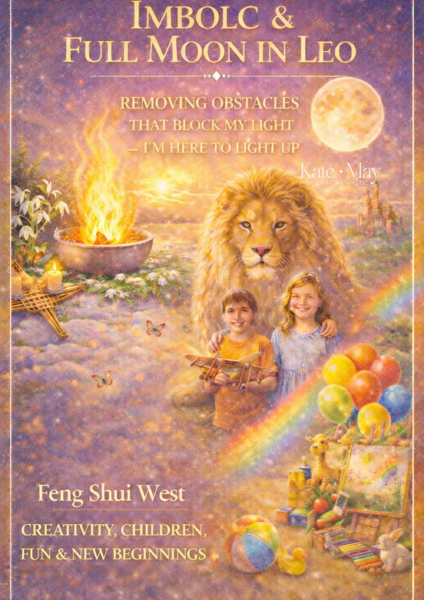 Full Moon in Leo &amp; Imbolc 