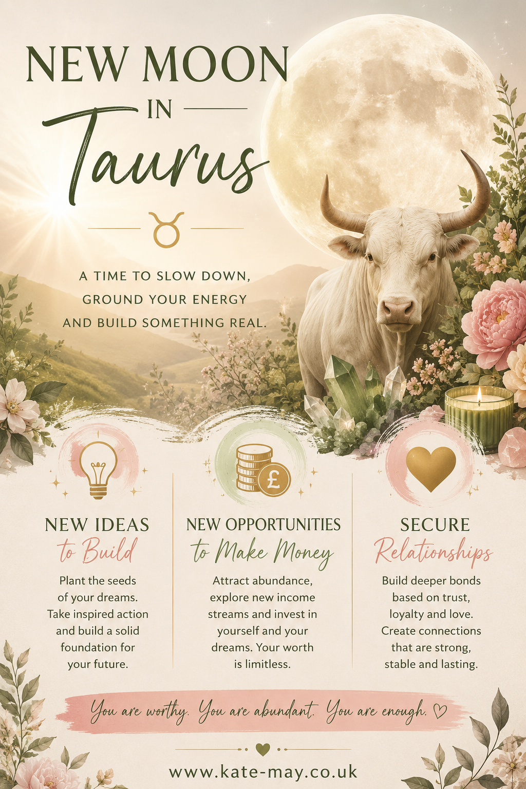 New Moon in Taurus 