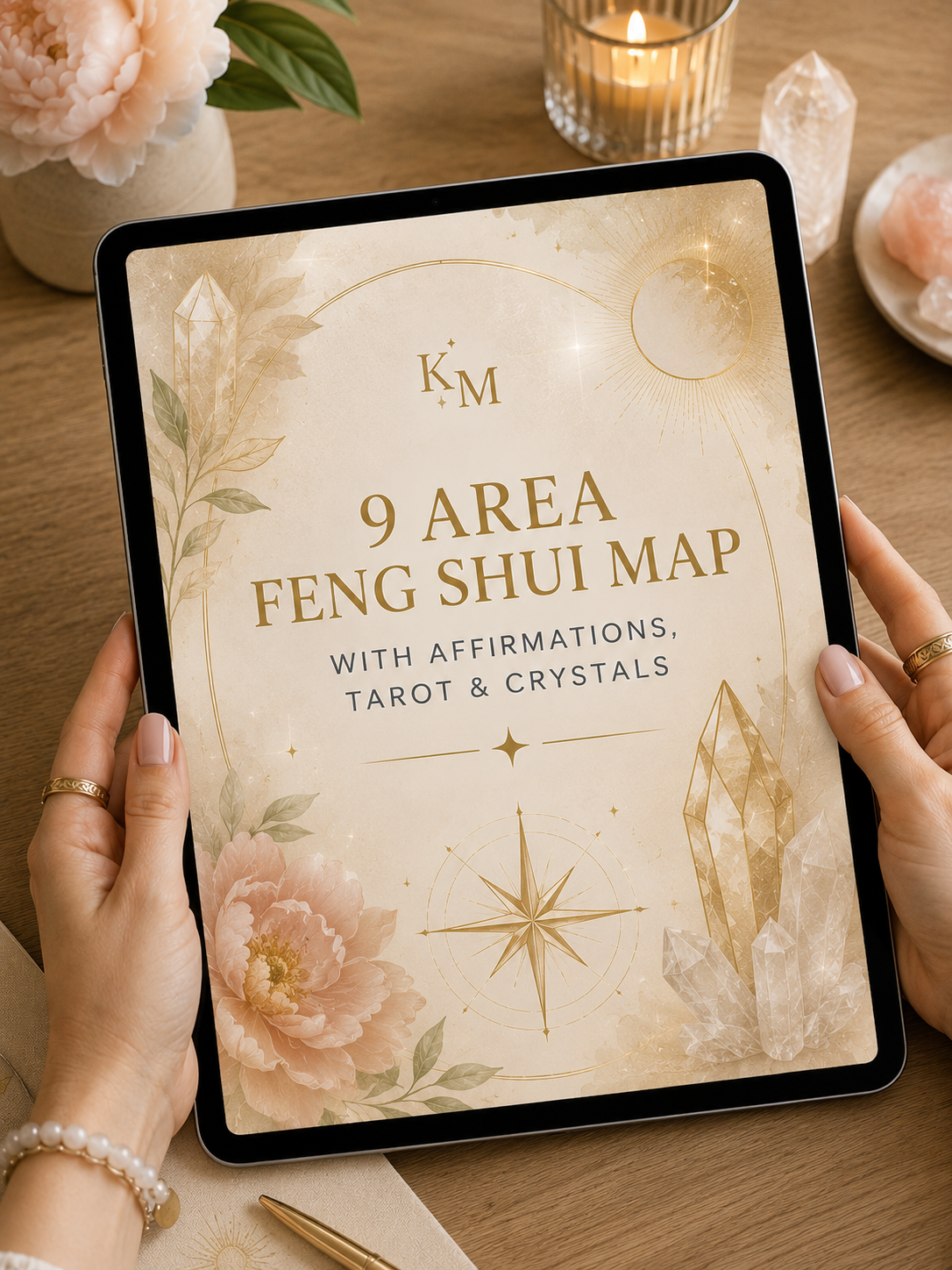 Feng Shui  9 area map & Tarot tips