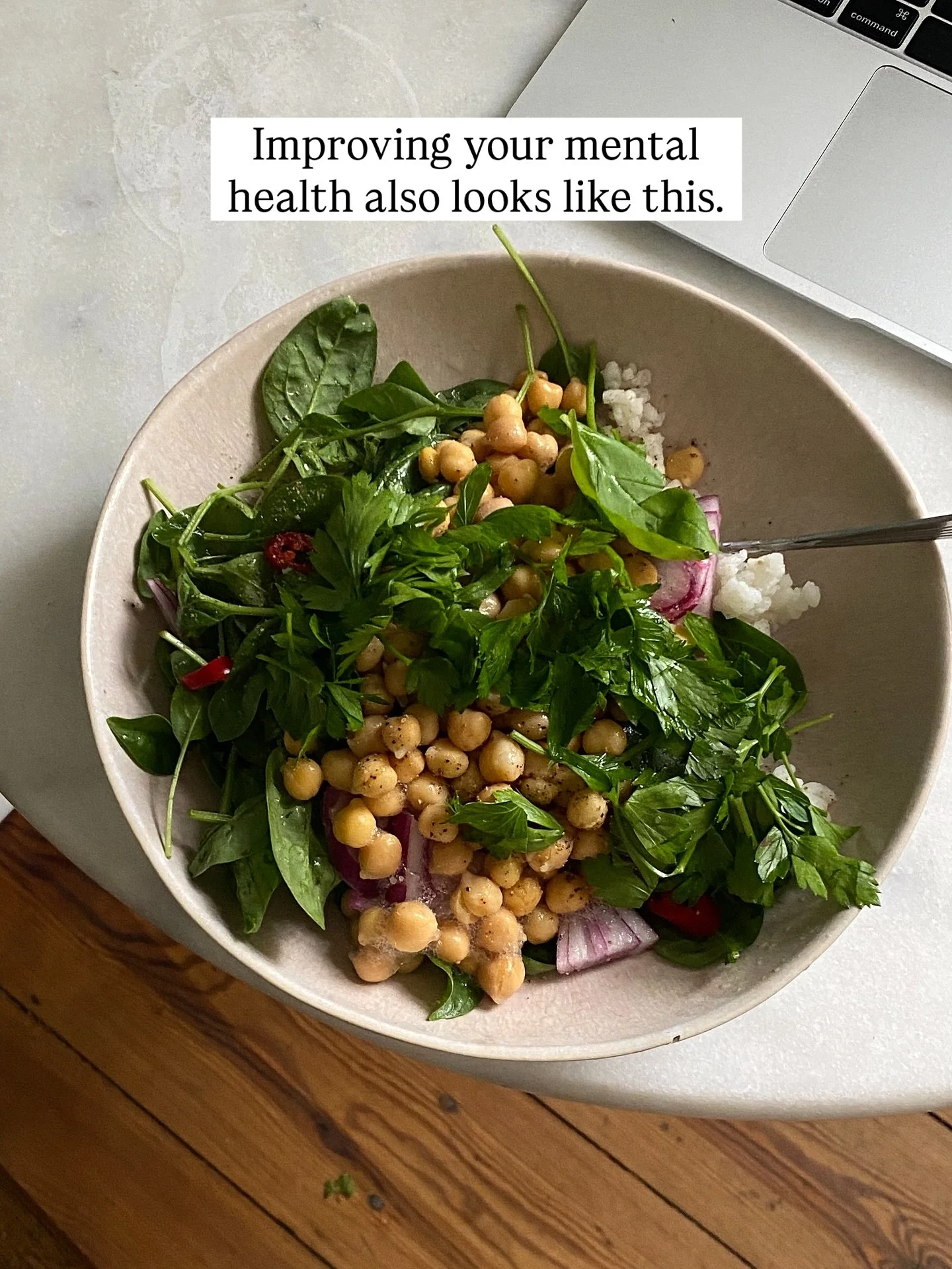 It&rsquo;s not just about what happens in your mind &mdash; your body plays a huge role in how you feel emotionally and mentally every day.
What you nourish yourself with fuels your brain, your mood, and your energy.

Healthy habits&mdash;like choosi