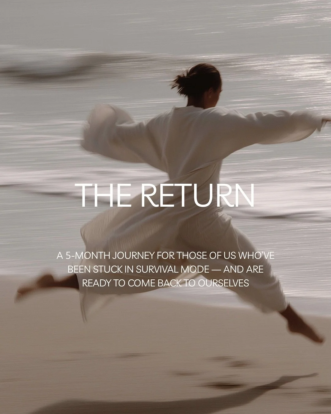 If you&rsquo;ve done the reflection work but still feel stuck &mdash; this might be the missing piece.
⁠
The Return is a 5-month space for those of us who&rsquo;ve been living in survival mode, and are ready to reconnect with our bodies, slowly and g
