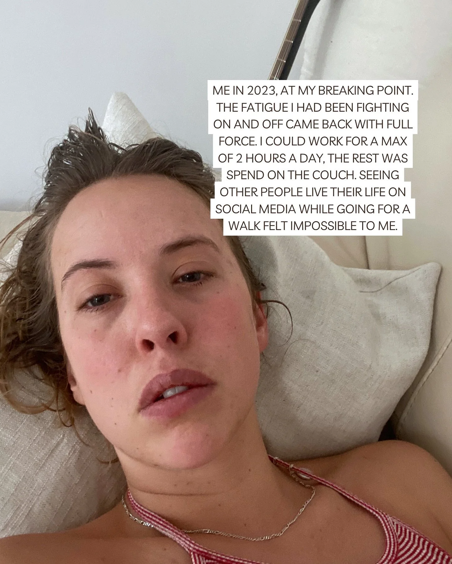 A bit more about my story and some photos I&rsquo;ve never shared. I hope this gives someone hope and strength ❤️ 
-
#chronicfatigue #healingjourneys