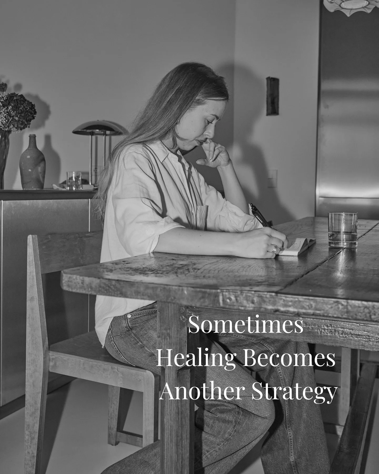 Sometimes healing becomes another strategy. Where we understand our patterns, but underneath it there&rsquo;s still a feeling that something about ourselves needs to be fixed.

From there, healing turns into effort. And the pattern continues &mdash; 