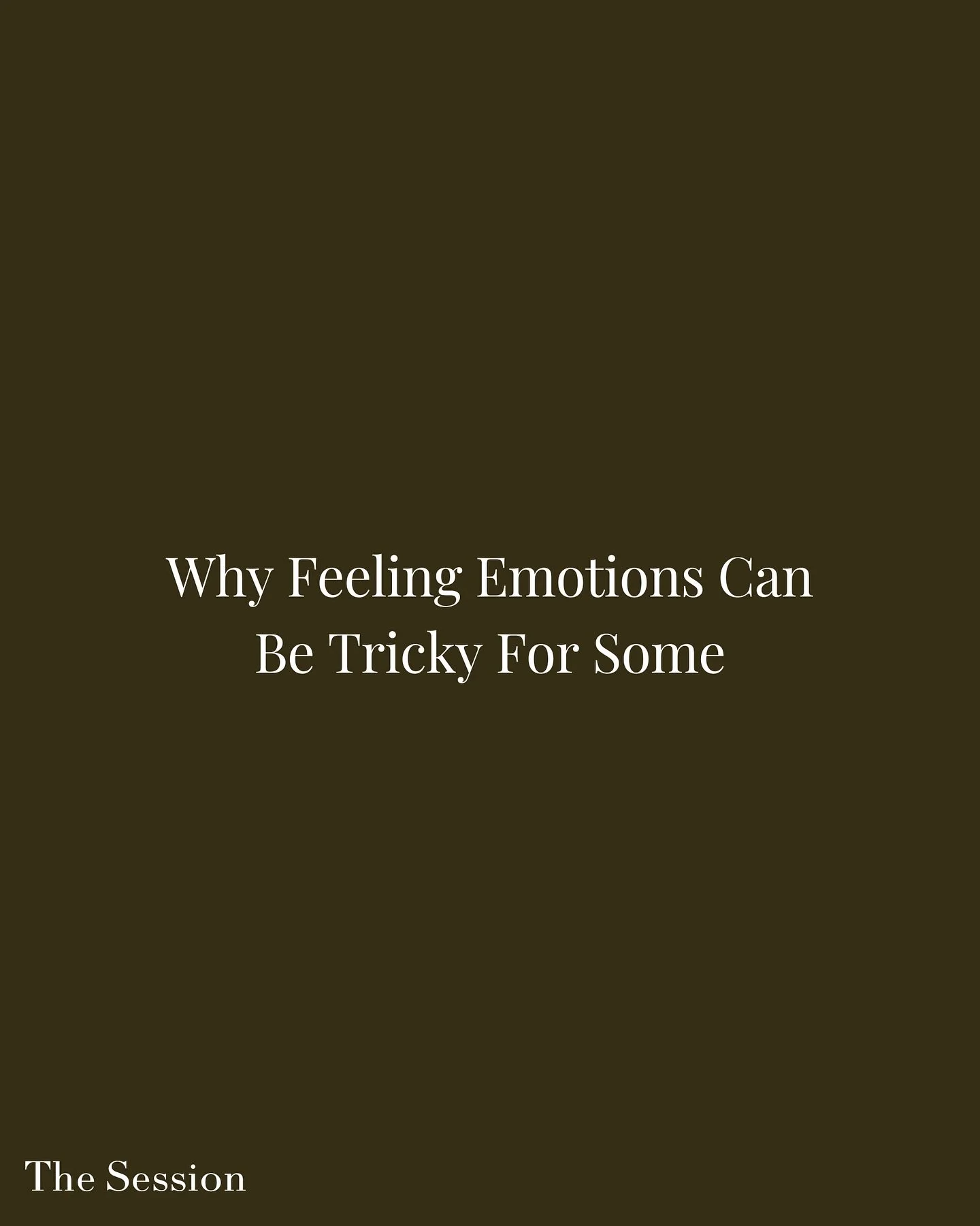 Feeling emotions can be tricky for some. Here is why <3 
-
-
#healingjourney #psychologists #mentalhealth #survivalmode