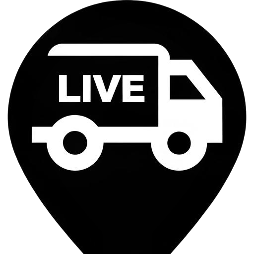 Lkw-Icon für Live-Tracking der pünktlichen Lieferung