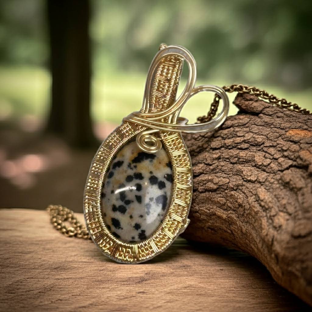 Dalmation Jasper Pendant