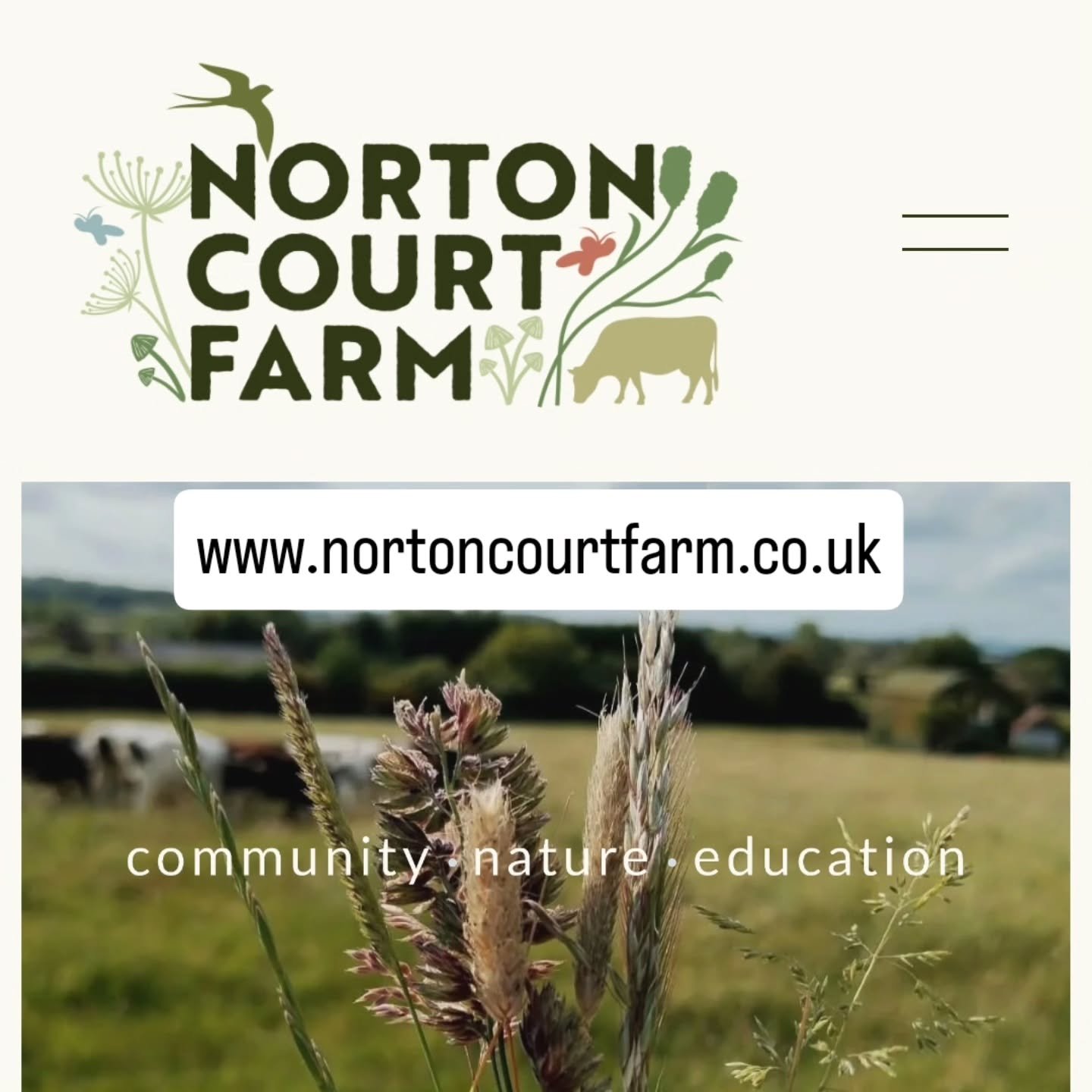 Just starting to add pages to our website. https://www.nortoncourtfarm.co.uk/ please have look, only just starting, but aim for 2026 is to fill all the pages.  Starting at the beginning first new page is our history.