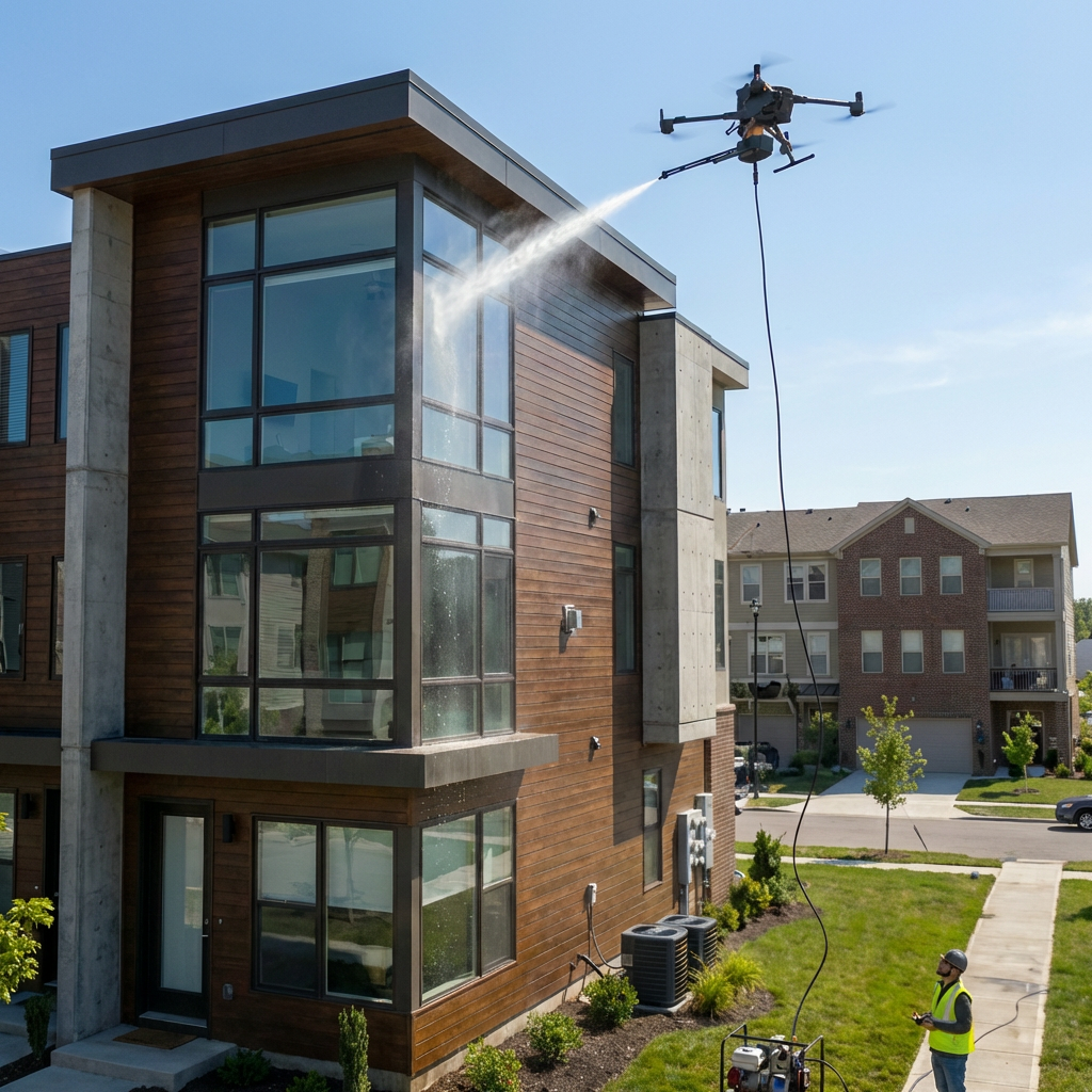 Residential Siding Cleaning — Townhomes & Condos