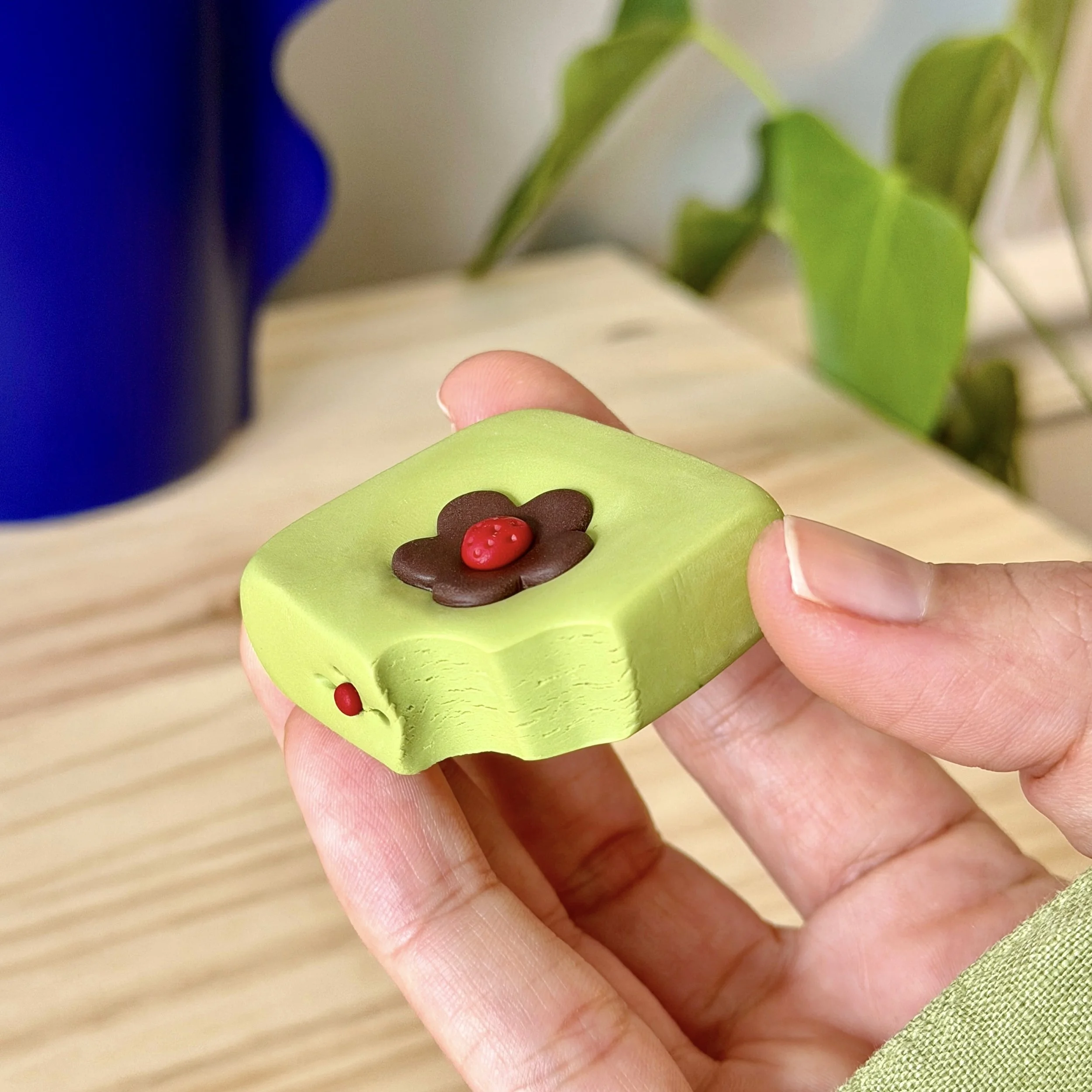 Matcha Fudge Worry Stone