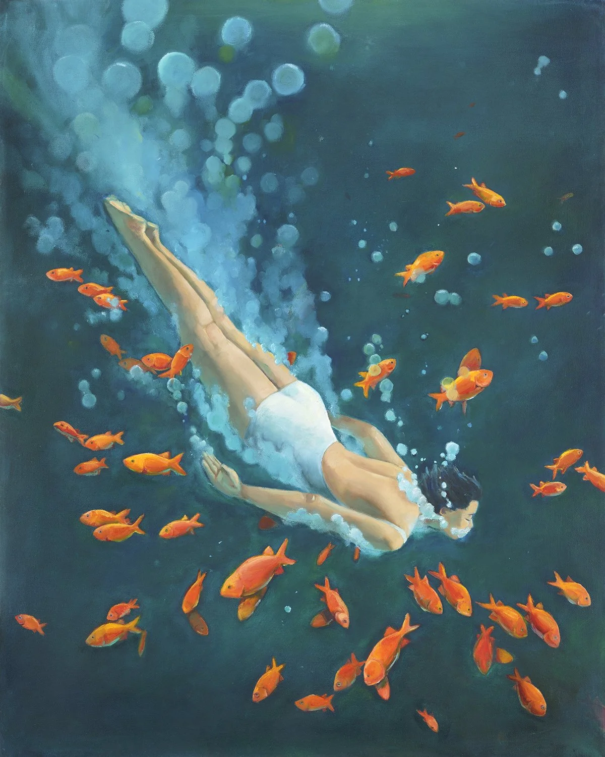 Quiet Down Below 2024 | Oil on canvas, 30x24 inches SOLD