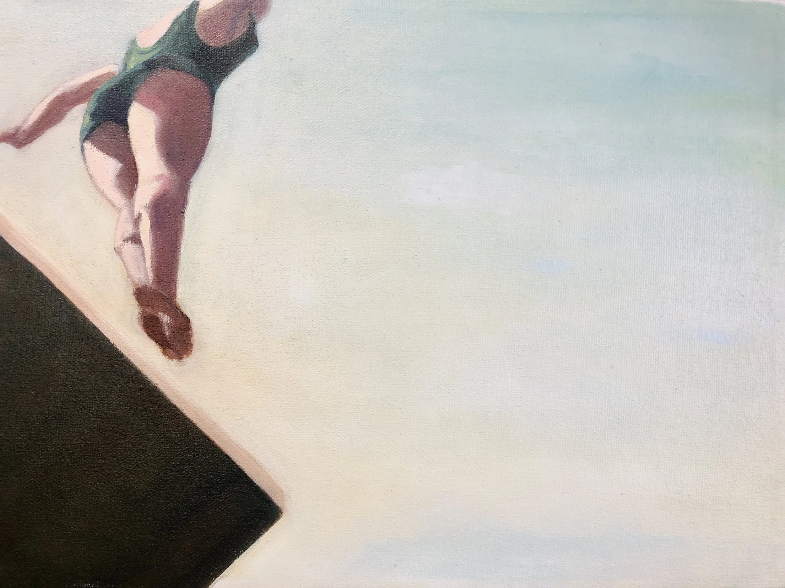 Launch 2022 | Oil on canvas, 8x10 inches $700 AVAILABLE