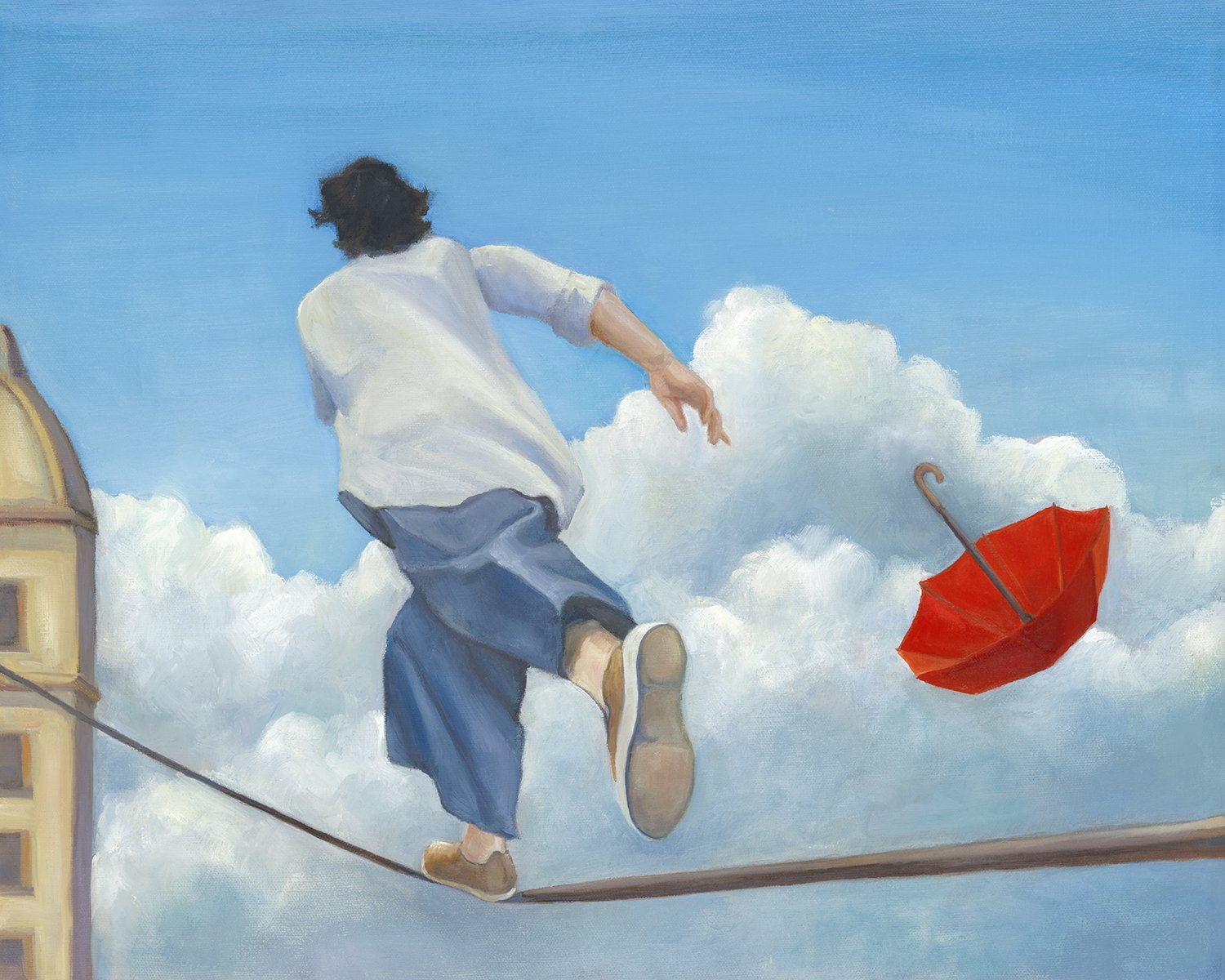 I Just Felt Like Running 2025 | Oil on Canvas, 16" x 20" SOLD 