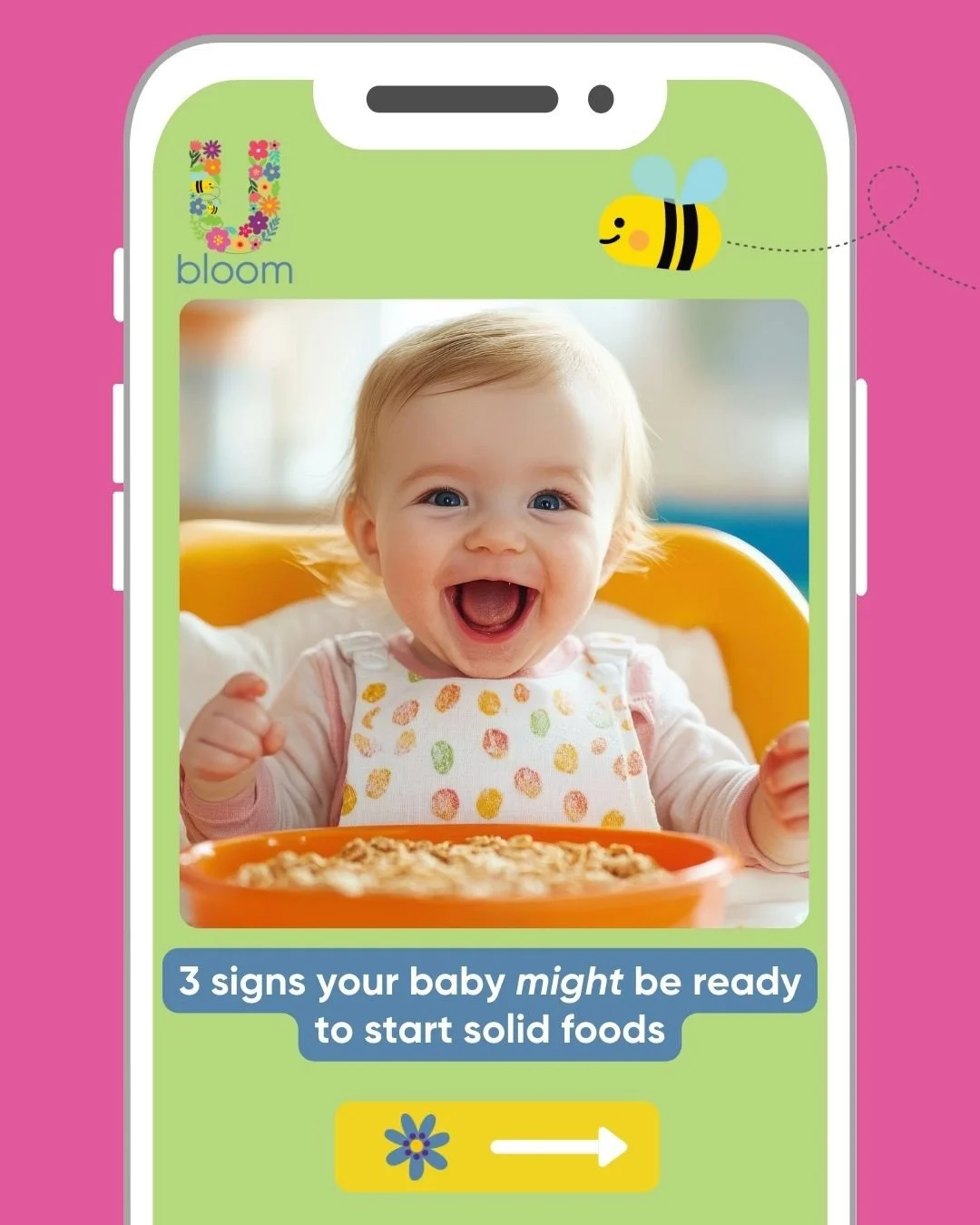 Figuring out when to start solids can feel&hellip; a little overwhelming 🥄😅
&nbsp;
If you&rsquo;re noticing signs like stronger head control, interest in your food, and less tongue-thrust, your baby might be getting closer to being ready 💛
&nbsp;
