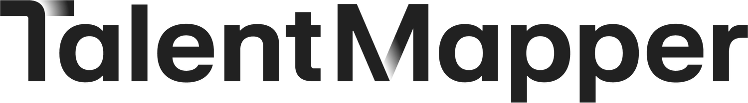 Close-up of the TalentMapper logo with black text on a white background.