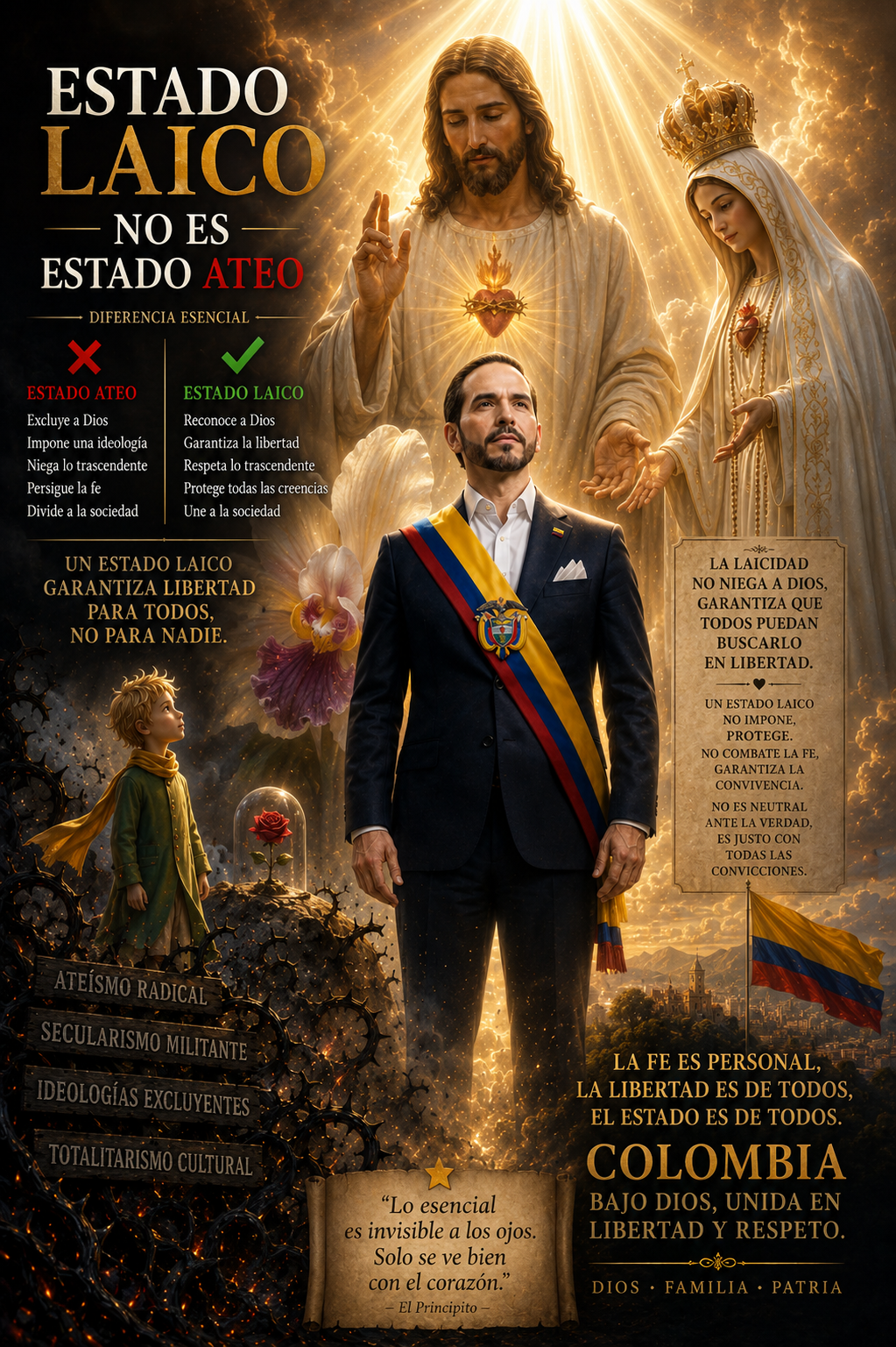 EDITORIAL DEL ASTEROIDE: El Principito en el C-1991 y la Maleza del Laicismo
