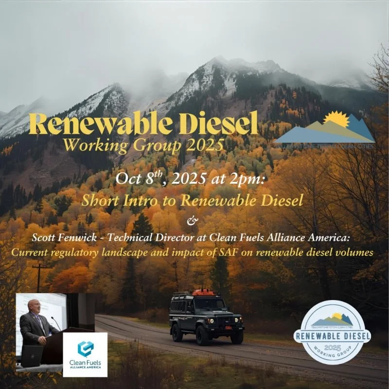 Join us for this month's Renewable Diesel Working Group where we'll hear from the very knowledgeable Scott Fenwick who is the technical director at Clean Fuels Alliance America.
You can register here: https://lnkd.in/gCrA5bRS