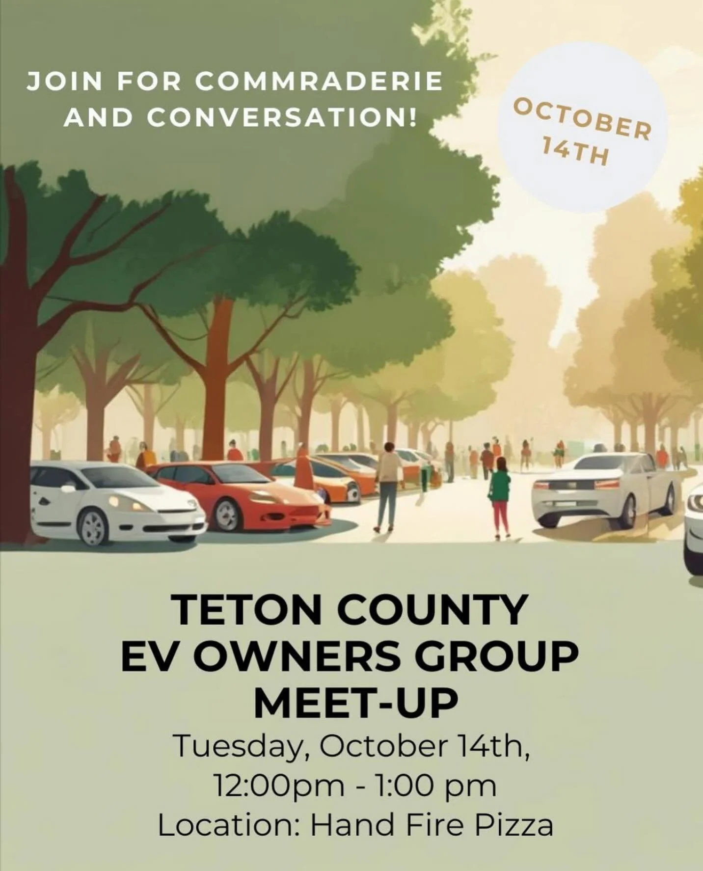 Less than a week away from our next Teton County EV Owners group meeting! We know there are a lot of new EV owners out there as many folks purchased EVs in the past few months to capture the federal tax credits before they expired. We hope to see you