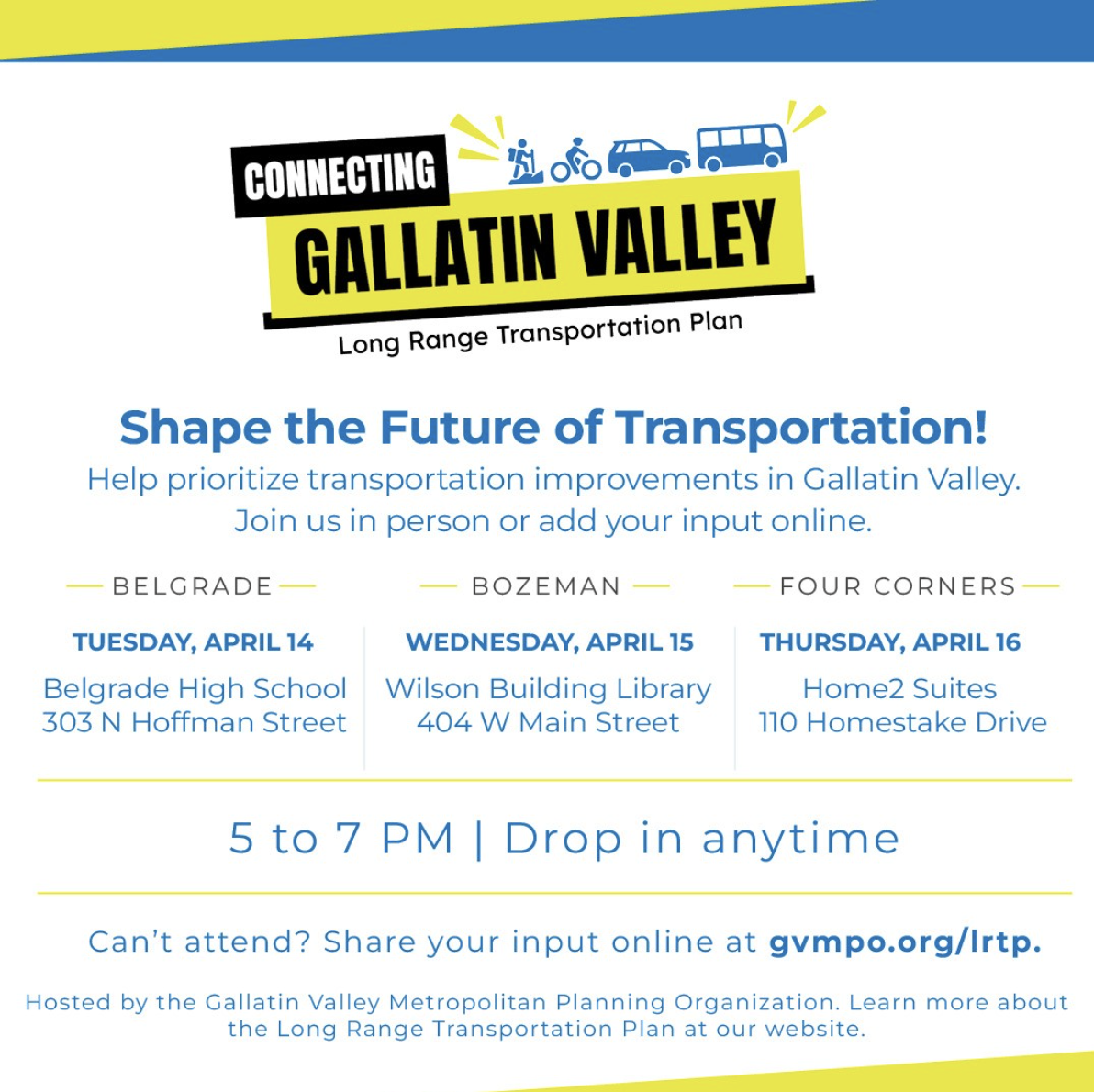 Gallatin Valley Long Range Transportation Planning
