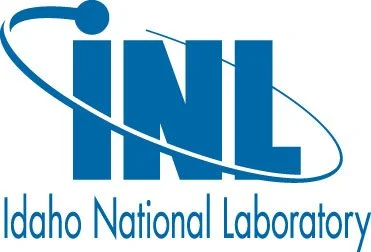 Logo of Idaho National Laboratory with blue text and design elements.