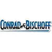 Conrad & Bischoff logo in blue and black text
