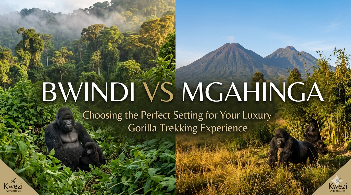 Bwindi vs Mgahinga: Choosing the Perfect Setting for Your Luxury Gorilla Trekking Experience