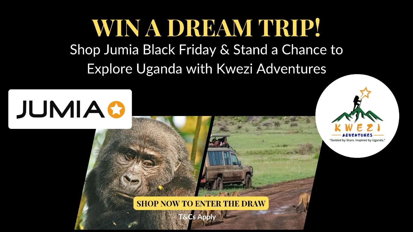 🎉 THIS IS NOT A DRILL! 🎉
This Black Friday, forget the lines and the screens your ULTIMATE ADVENTURE is calling! 📞

Kwezi Adventures has teamed up with @JumiaUganda for Black Friday 2025, and we&rsquo;re giving away the experience of a lifetime. W