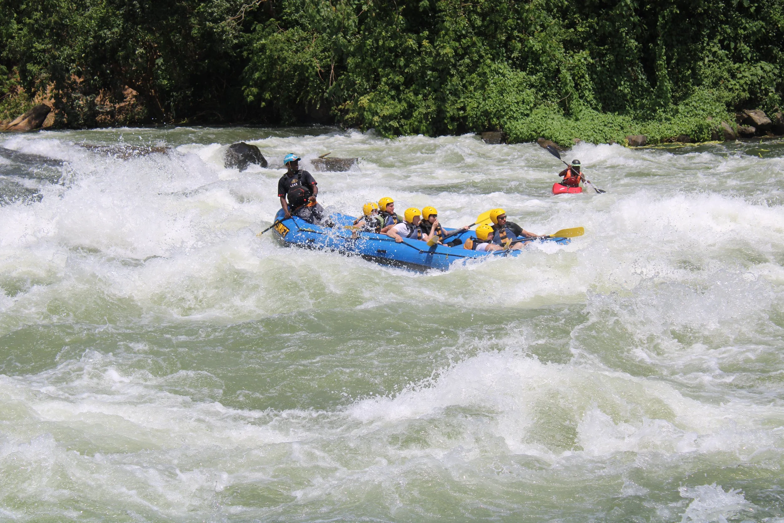 White Water Rafting In Jinja Uganda.