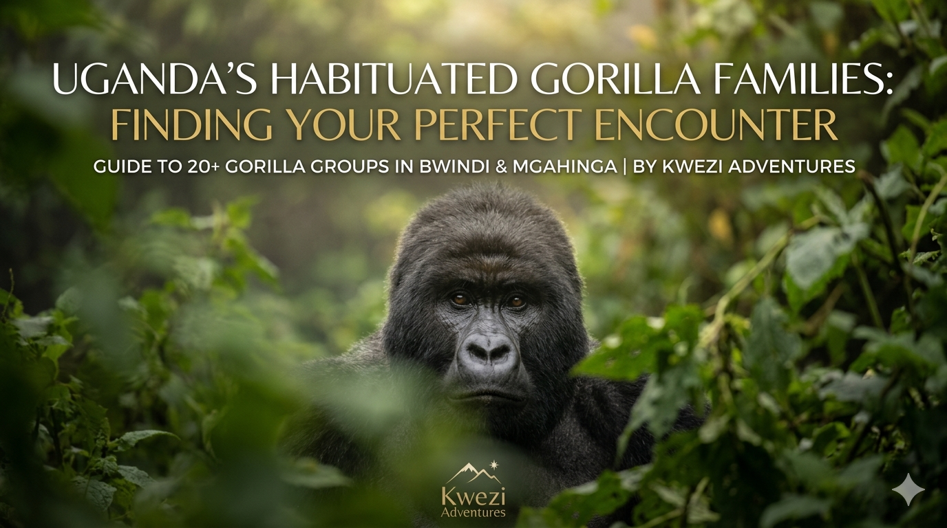 Habituated Gorilla Families in Uganda 20+ Groups