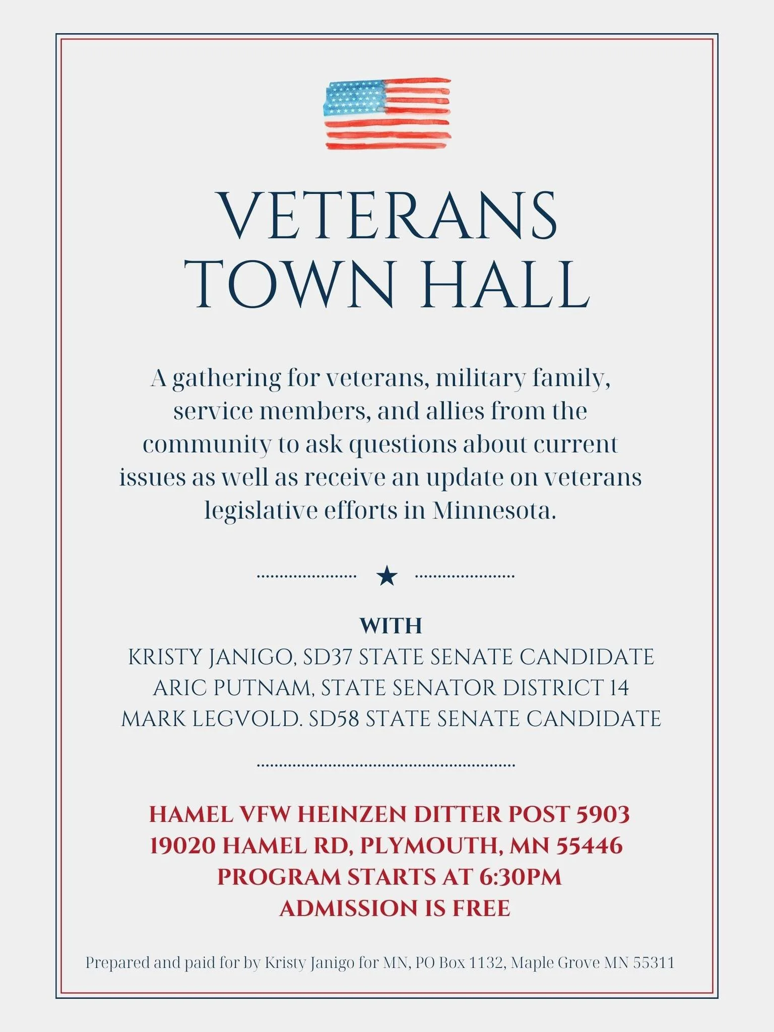 Veterans Town Hall