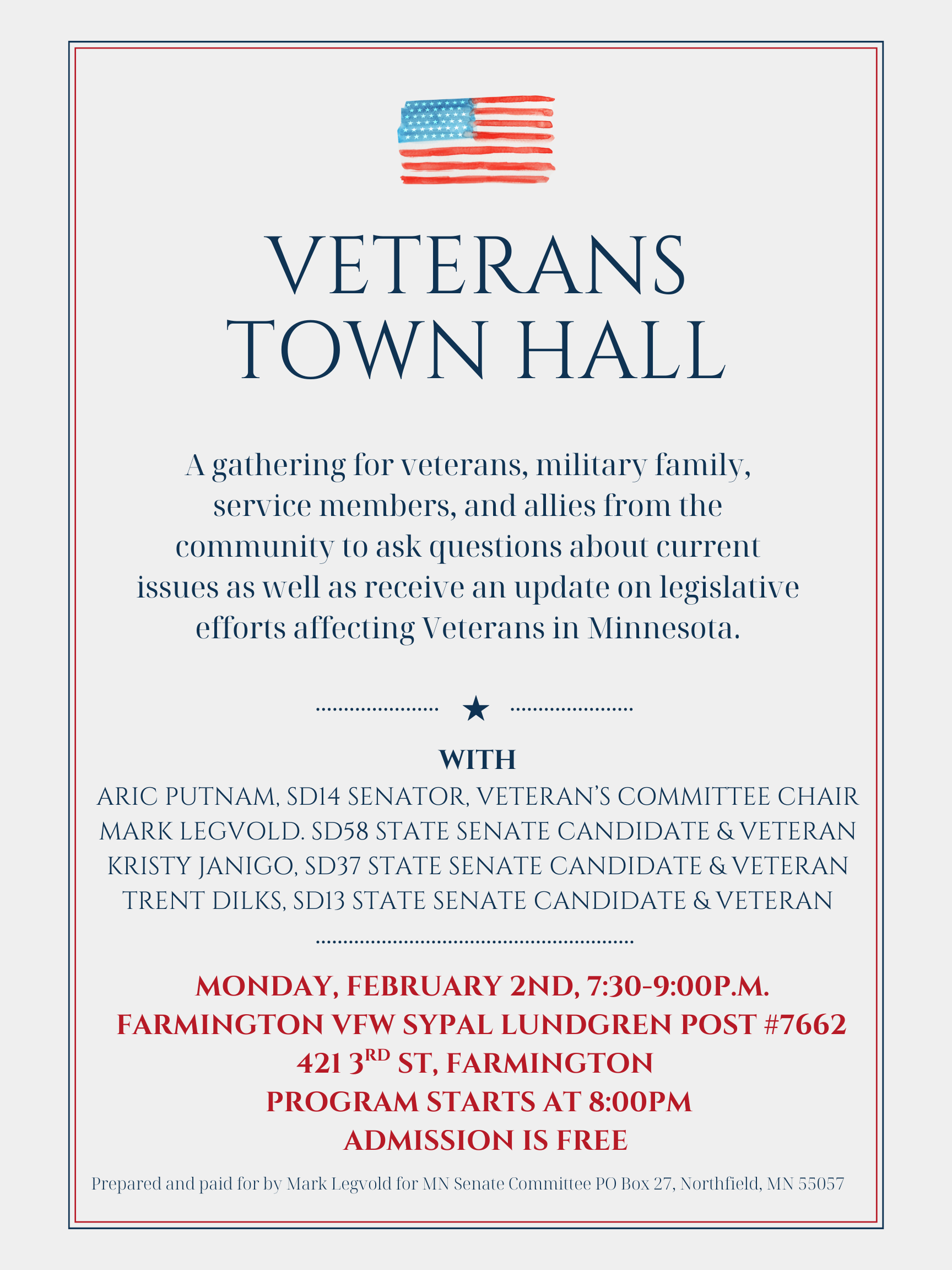 Veteran's Town Hall
