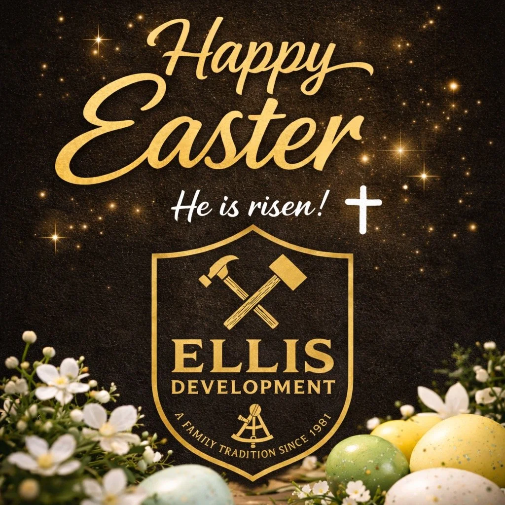 Happy Easter from Ellis Development 🐣
He is risen ✝️
Whether it&rsquo;s family time, good food, or just a break from the chaos&mdash;hope you&rsquo;re enjoying it.
We&rsquo;ve got some killer projects lined up and a lot more coming this year&hellip;