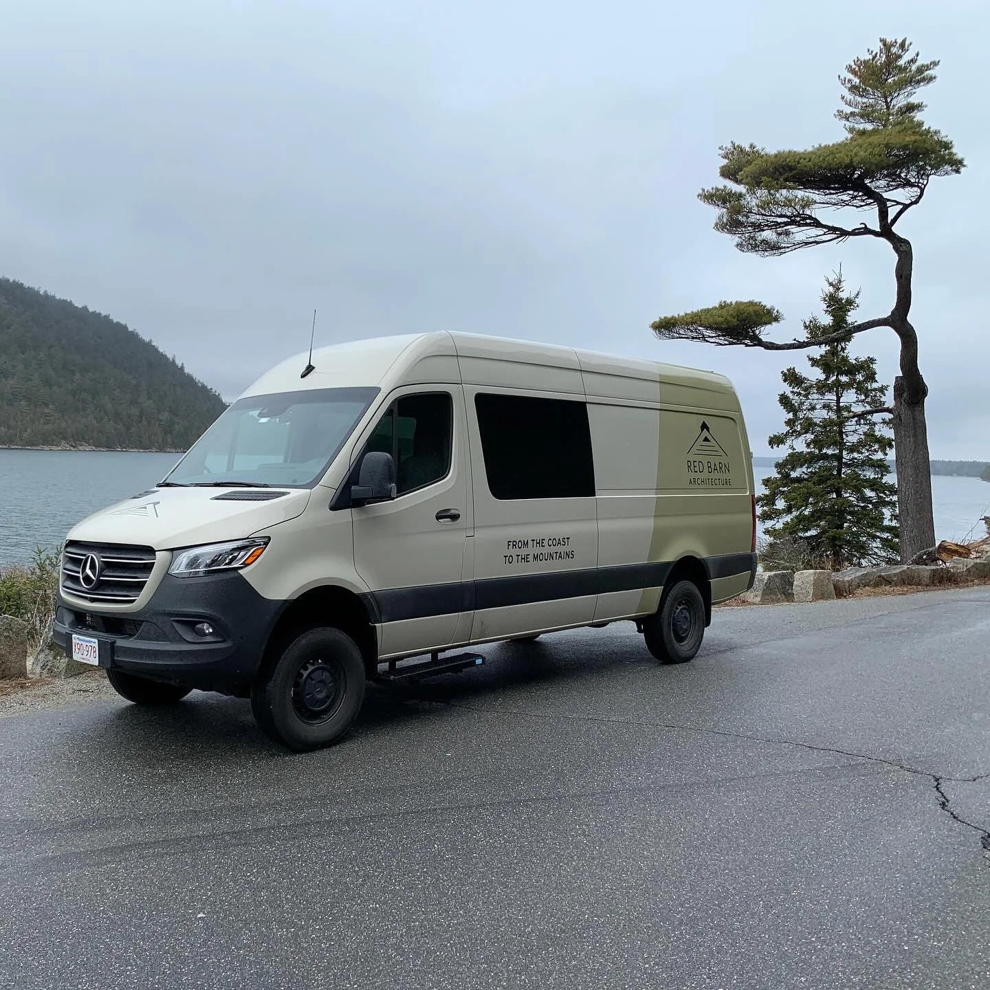 Kicking off a new build on MDI today! #redbarnontheroad #MDI #sprintervan #architecturethatmakesyouhappy