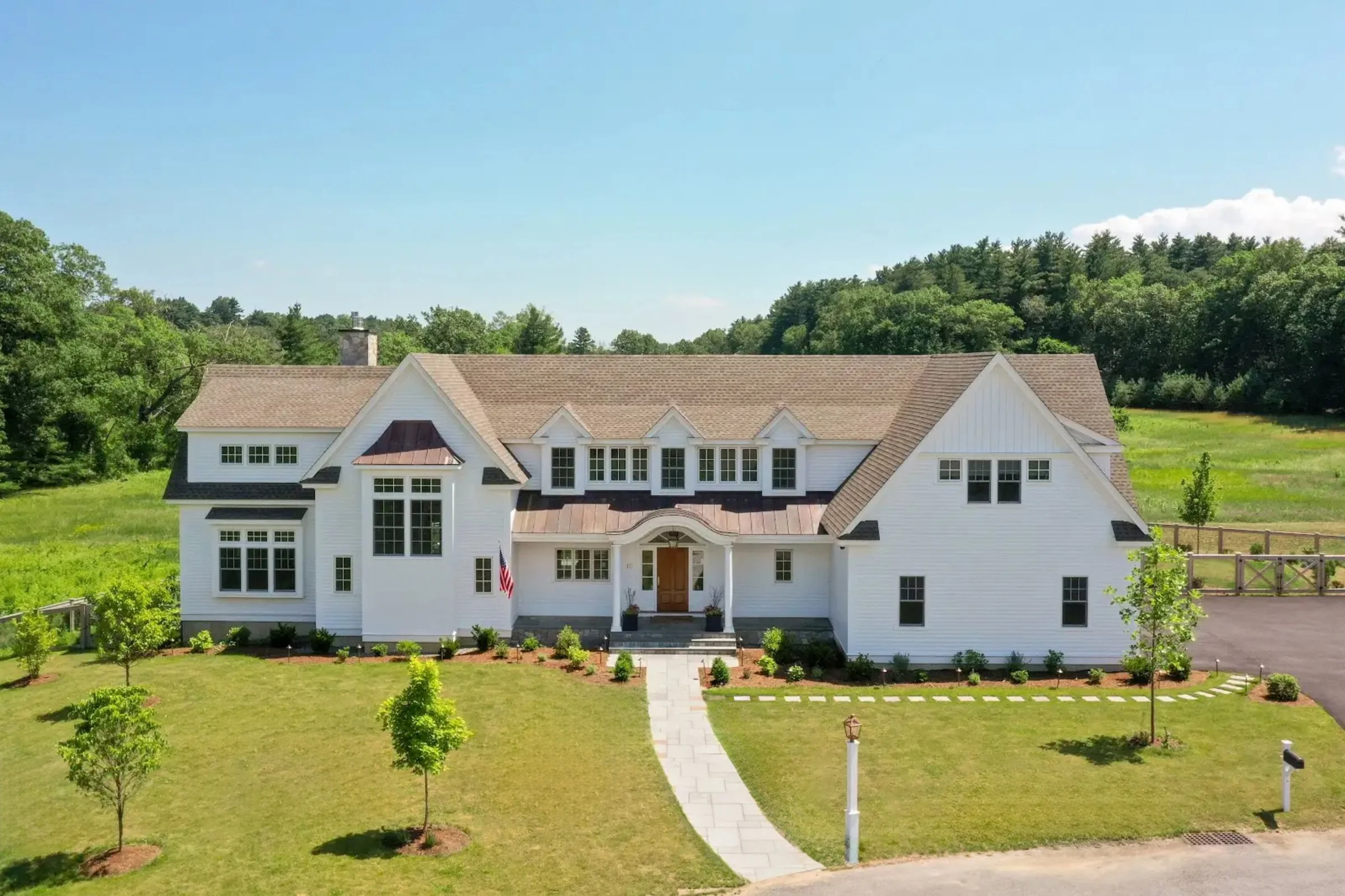 red barn architecture formal farmhouse exterior