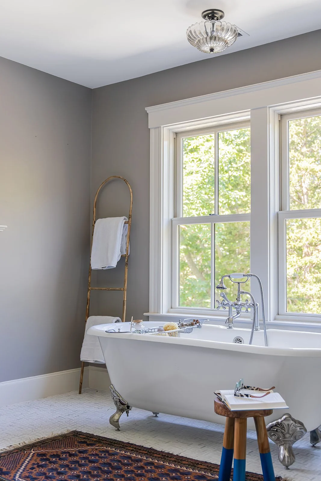 Red Barn Architecture Victorian Farmhouse Bathroom