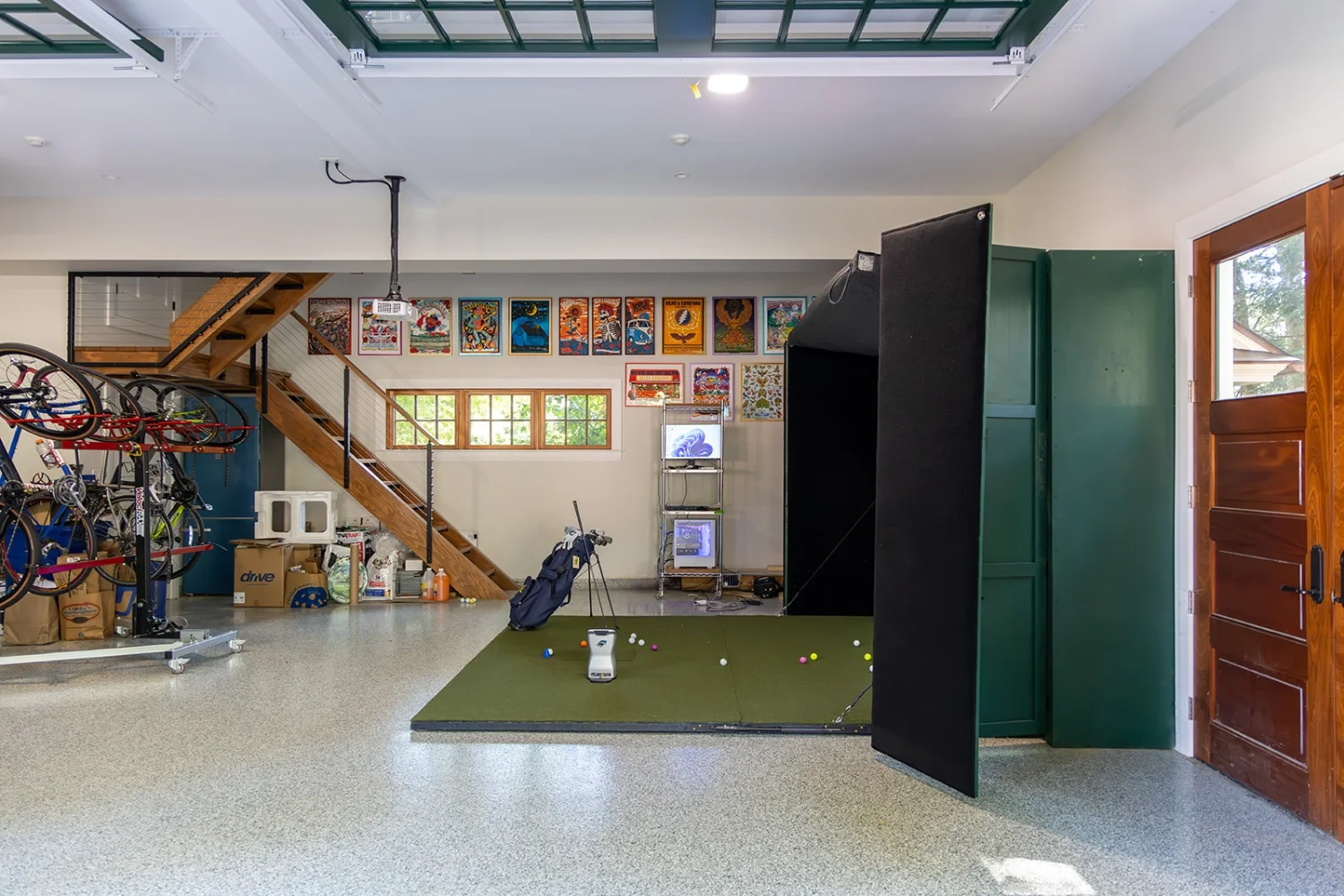 Red Barn Architecture Courtyard Carriage House Game Room