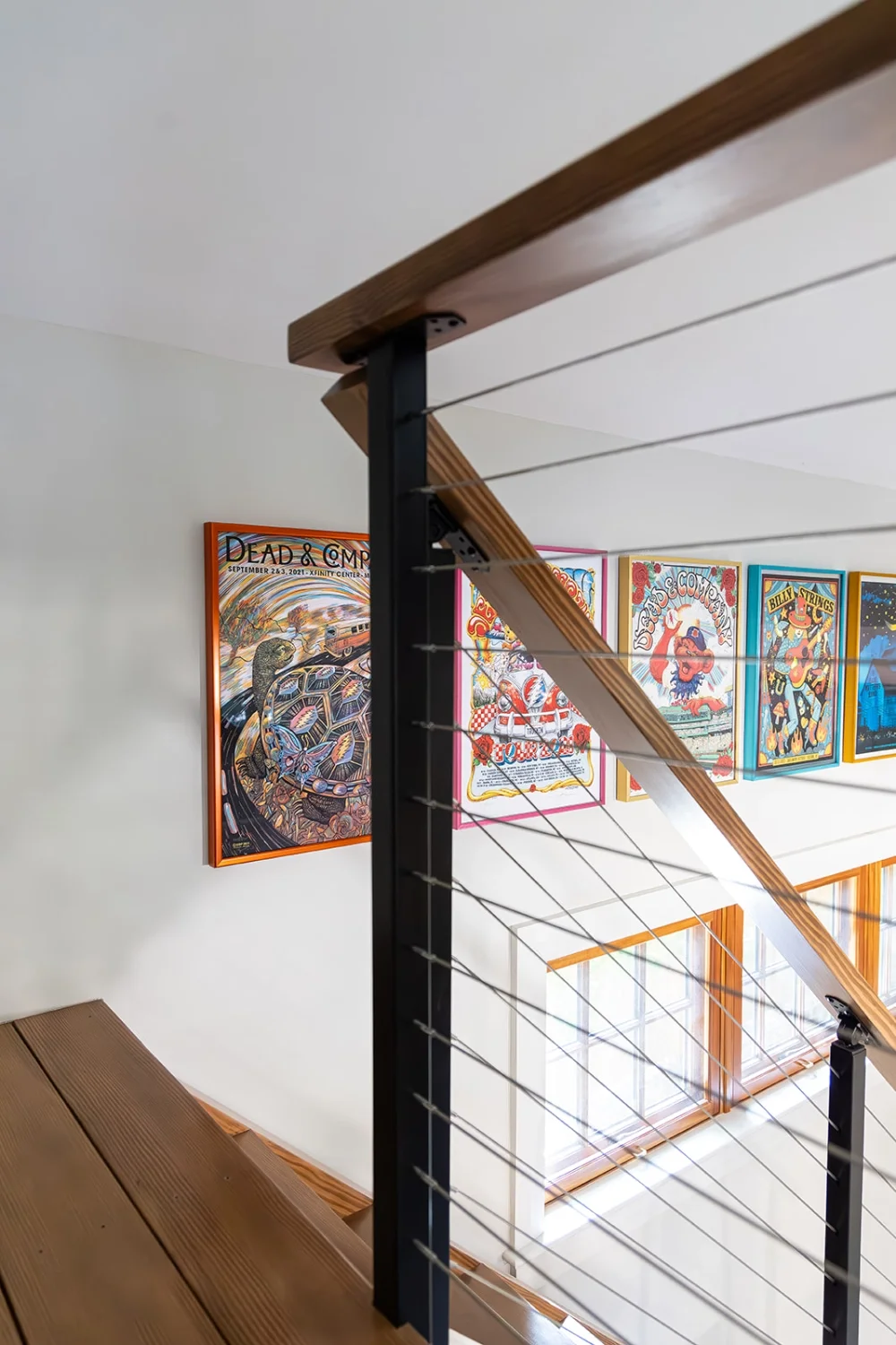 Red Barn Architecture Courtyard Carriage House Staircase Railing