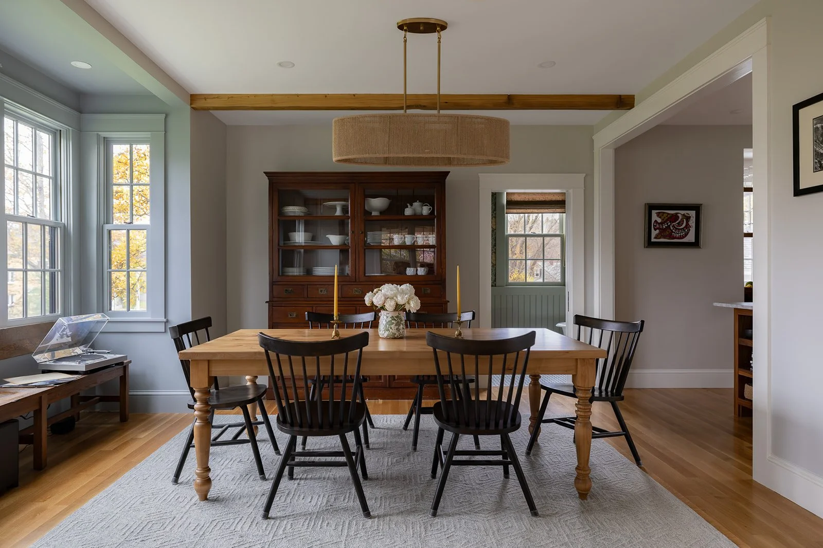 Red Barn Architecture Carpenters Colonial Dining Room