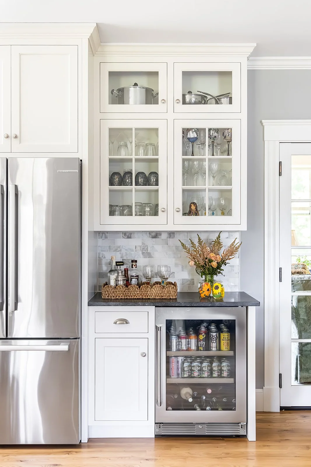 Red Barn Architecture Victorian Farmhouse Kitchen Cabinet