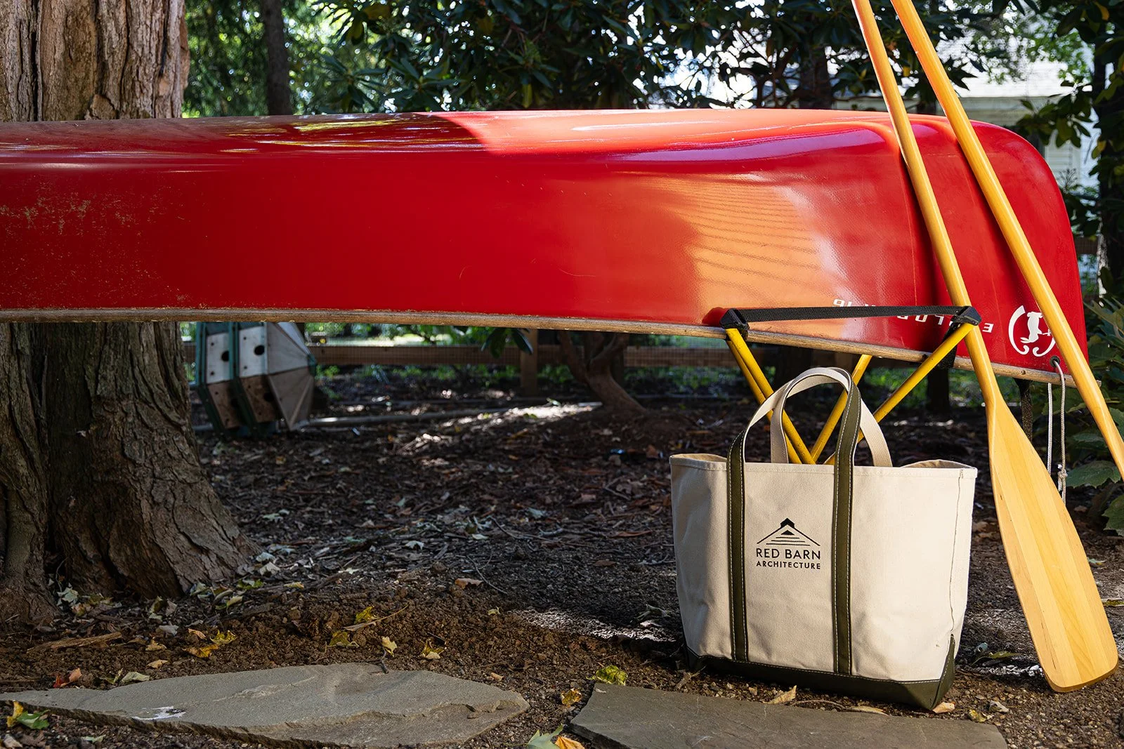 RED BARN ON THE ROAD