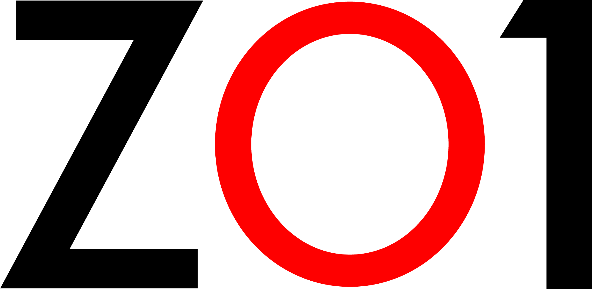 Red and black symbol representing the letter 'O' or a zero.
