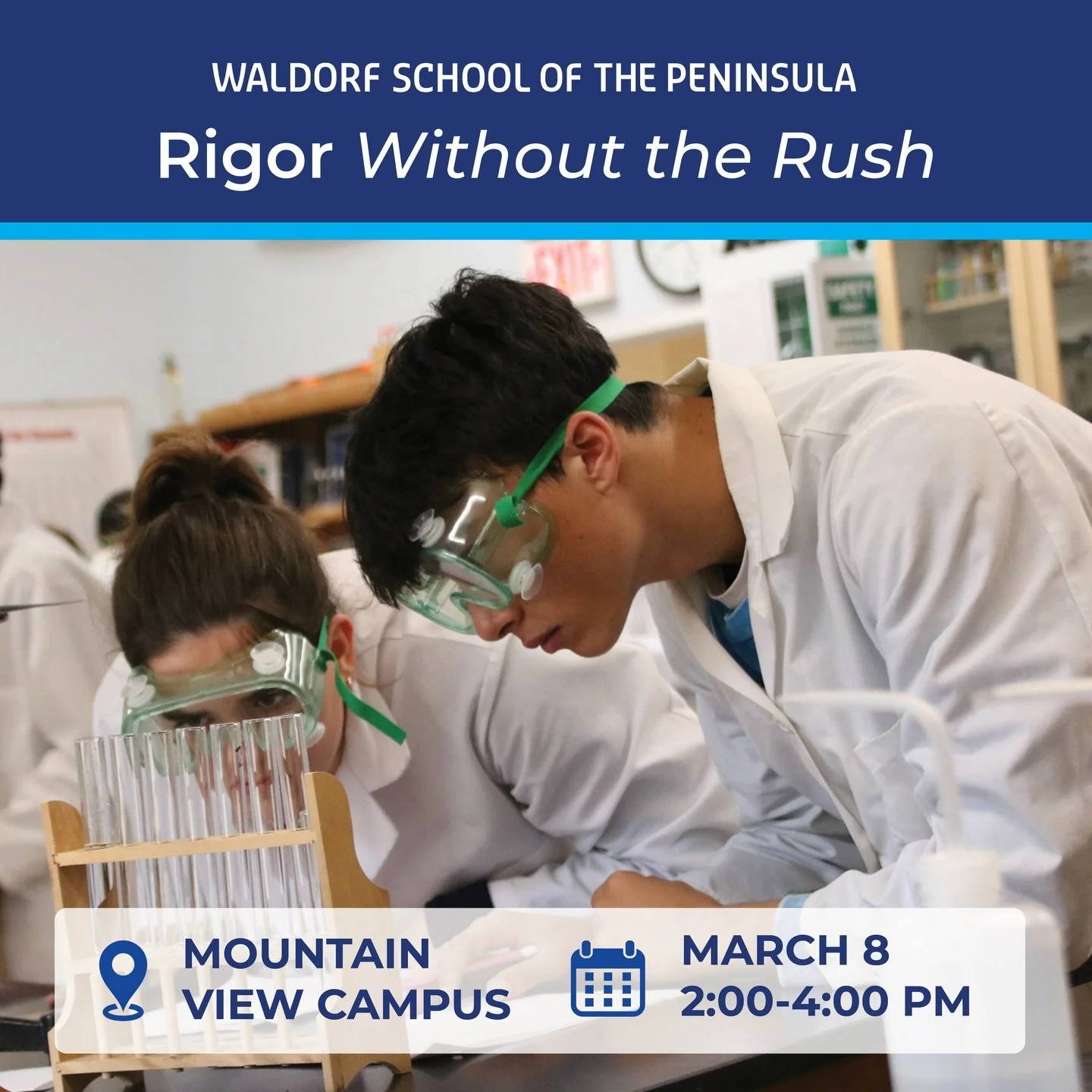 At WSP, our Middle and High School is a place of deep connection, phone-free classrooms, and rigor without the rush. Students are known. Learning is alive. Curiosity is cultivated, not crammed.

Join us this Sunday from 2-4 pm at our Mountain View ca
