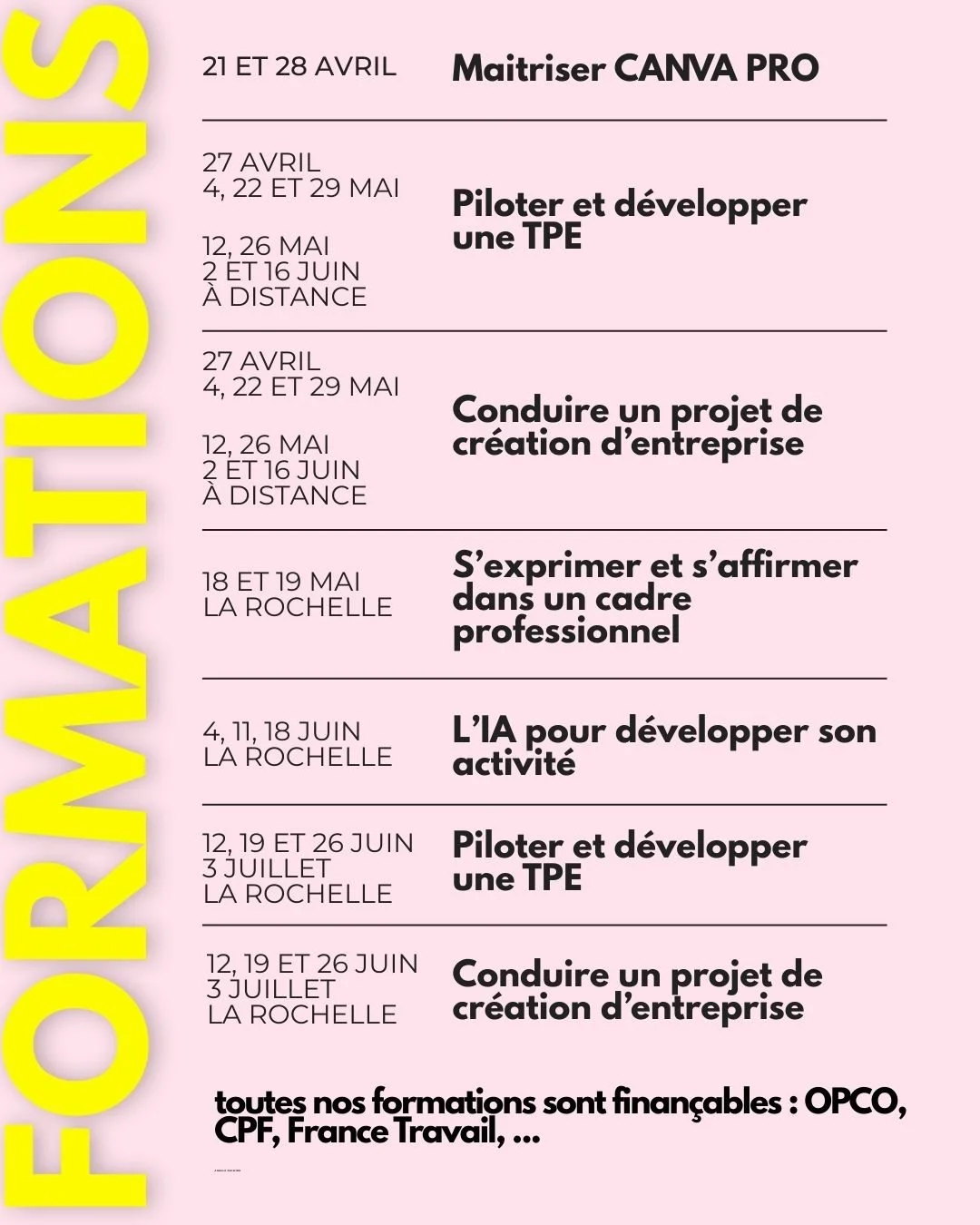 Intègre un parcours de formation