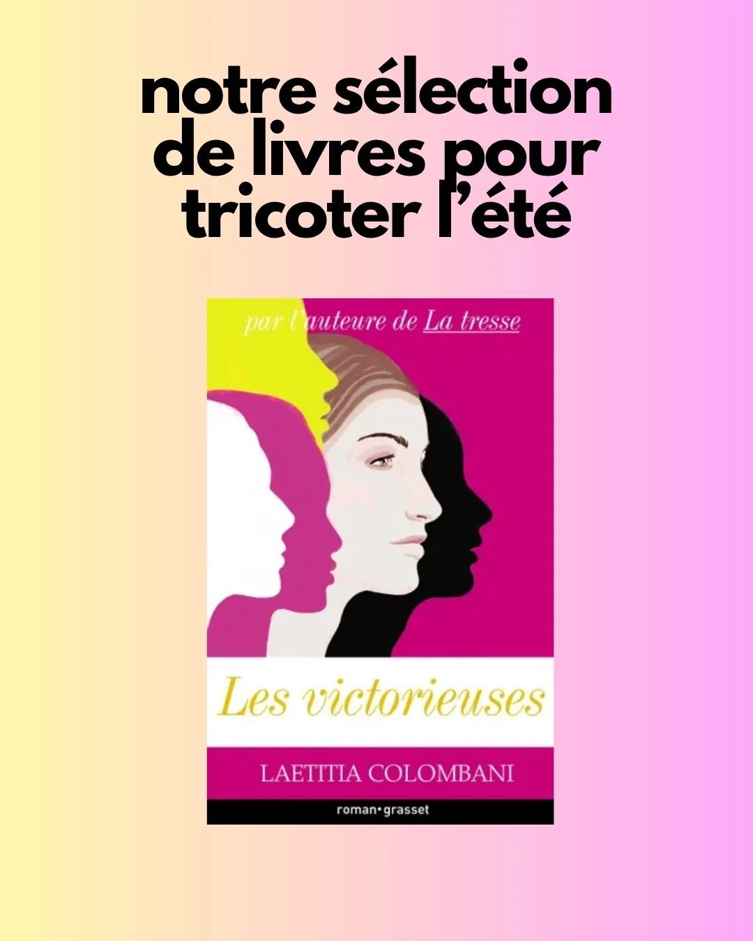 Une sélection de livres pour tricoter cet été