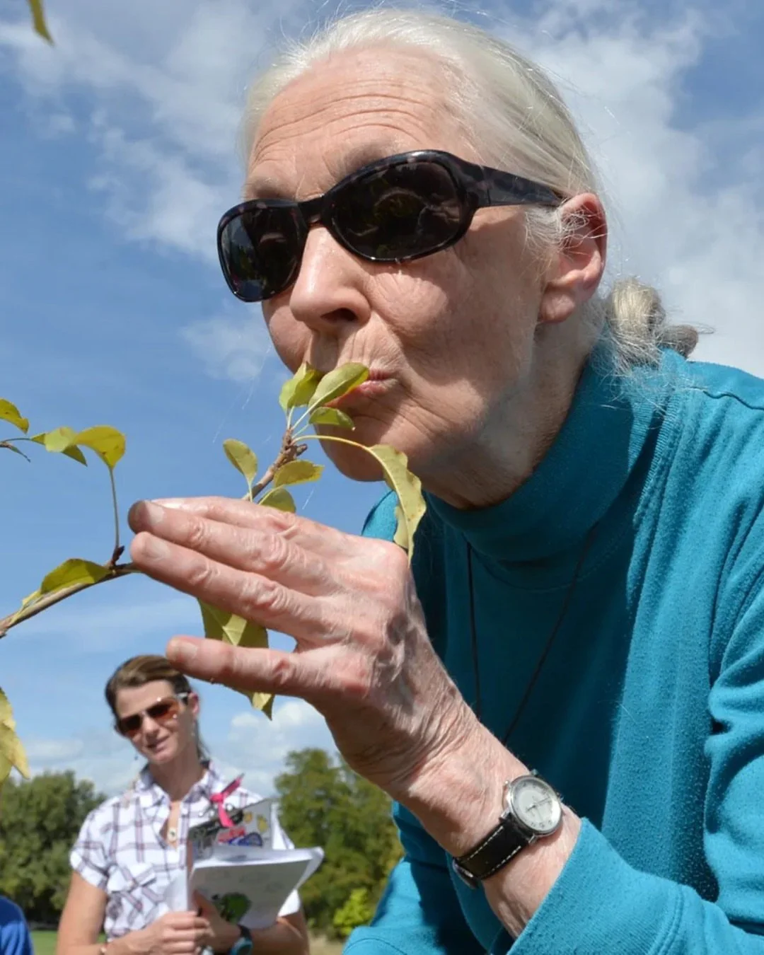 🌱 True story: Every time Dr Jane planted a tree or a new plant, she gave it a little extra love. She kissed it.⁠
⁠
She believed it gave the plant a boost of energy, and that she felt that energy returned. A small act, full of care.⁠
⁠
So as the year