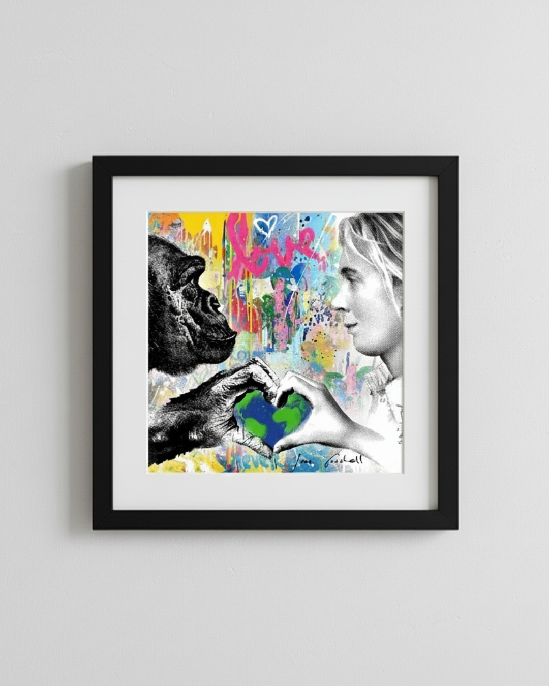 JANE - Mr. Brainwash X Jane Goodall Art Print | Jane Goodall