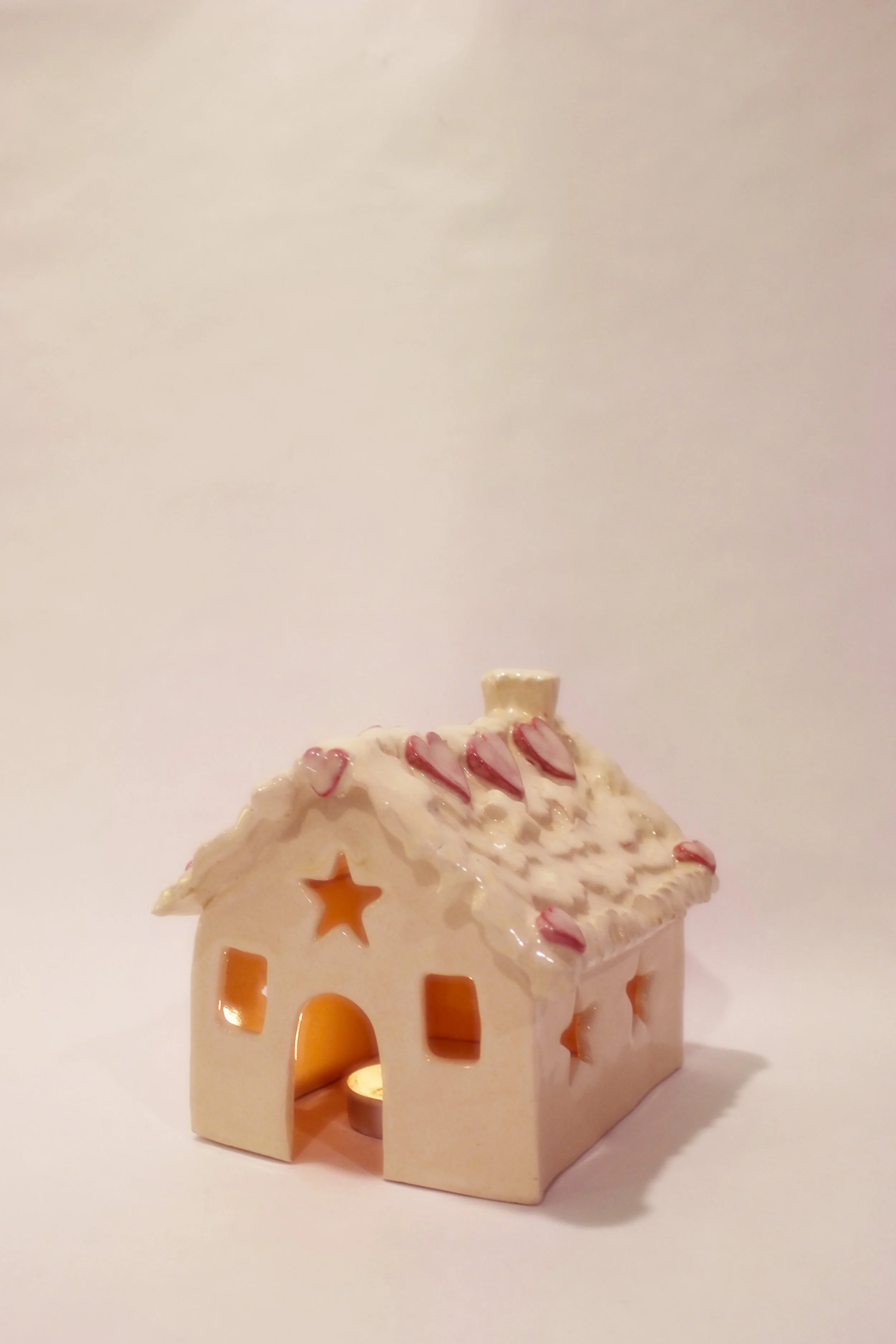 Porcelain Gingerbread Votive