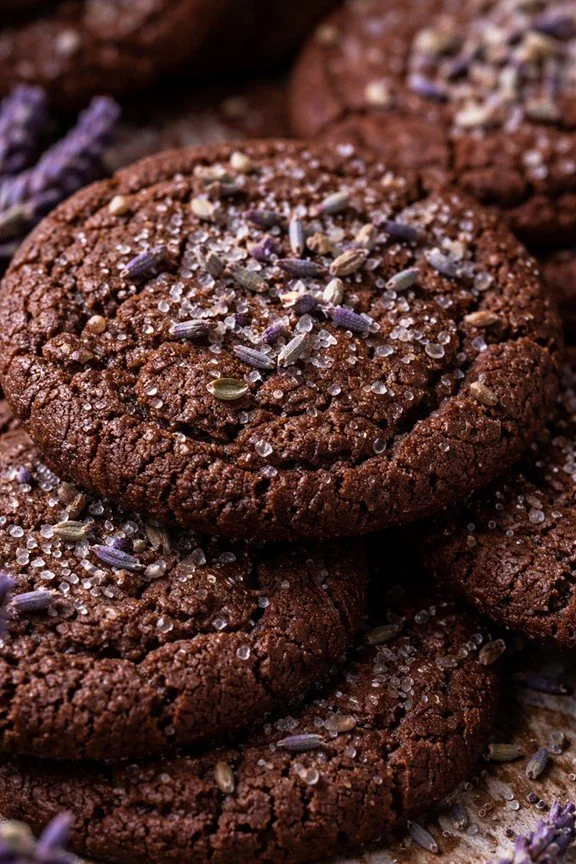 Chocolate Lavender Cookie Mix