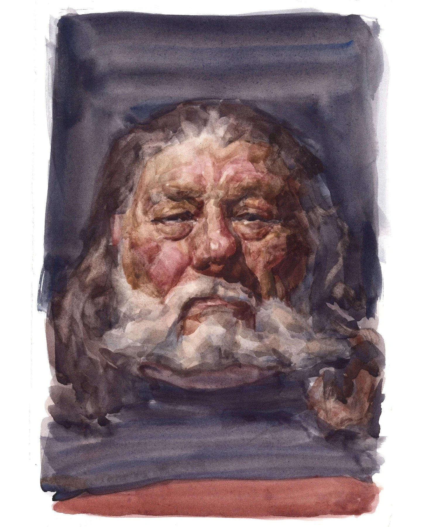 Watercolor is a lot less delicate of a medium than I originally thought. I think it's seen as delicate because a lot of people (me included) use crappy paper, but after I upgraded to some Stonehenge Aqua, it has been a much more enjoyable experience 