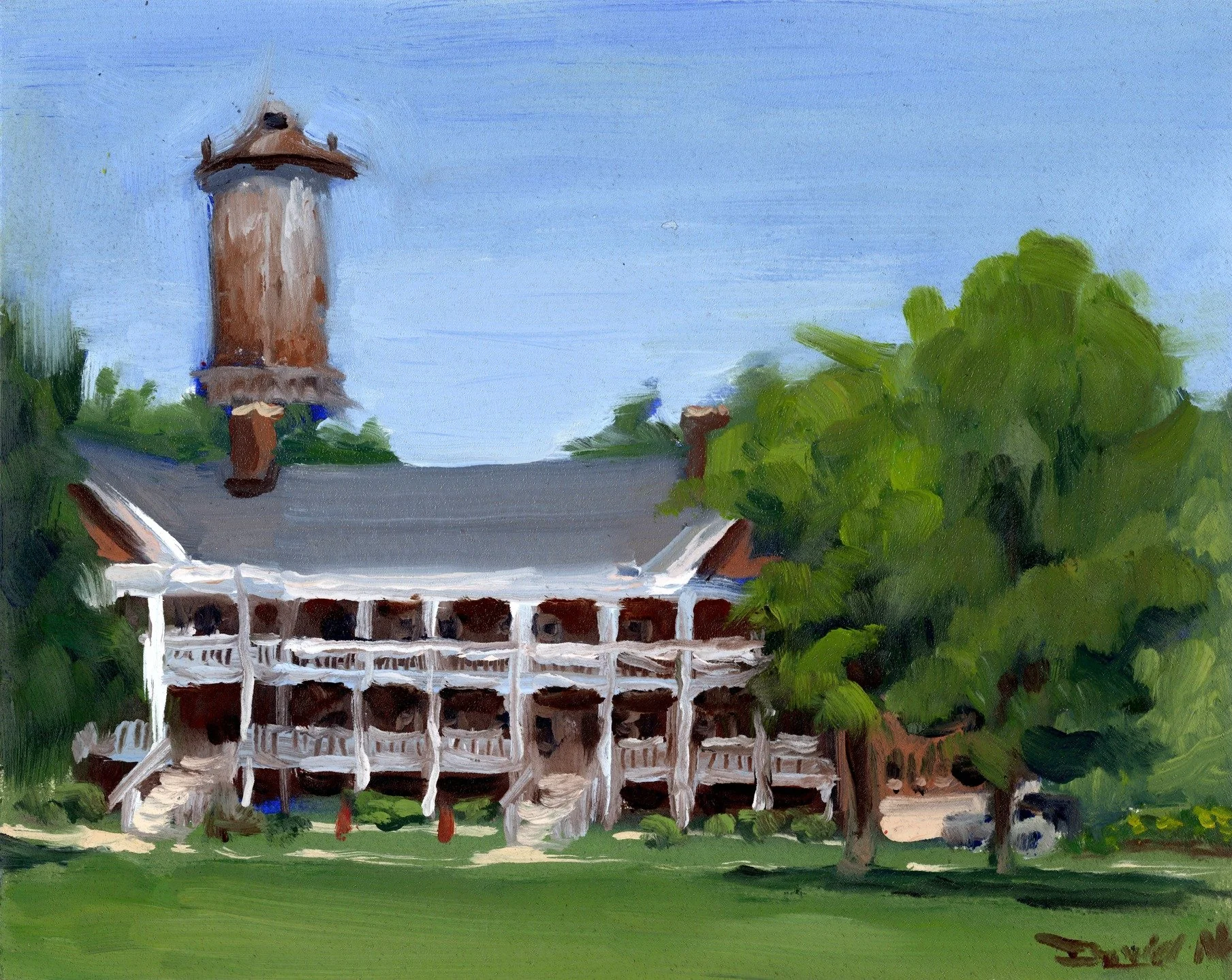 New painting available for sale on my website. Link in bio
Fort Ben - Oil on aluminum panel, 8"x10"