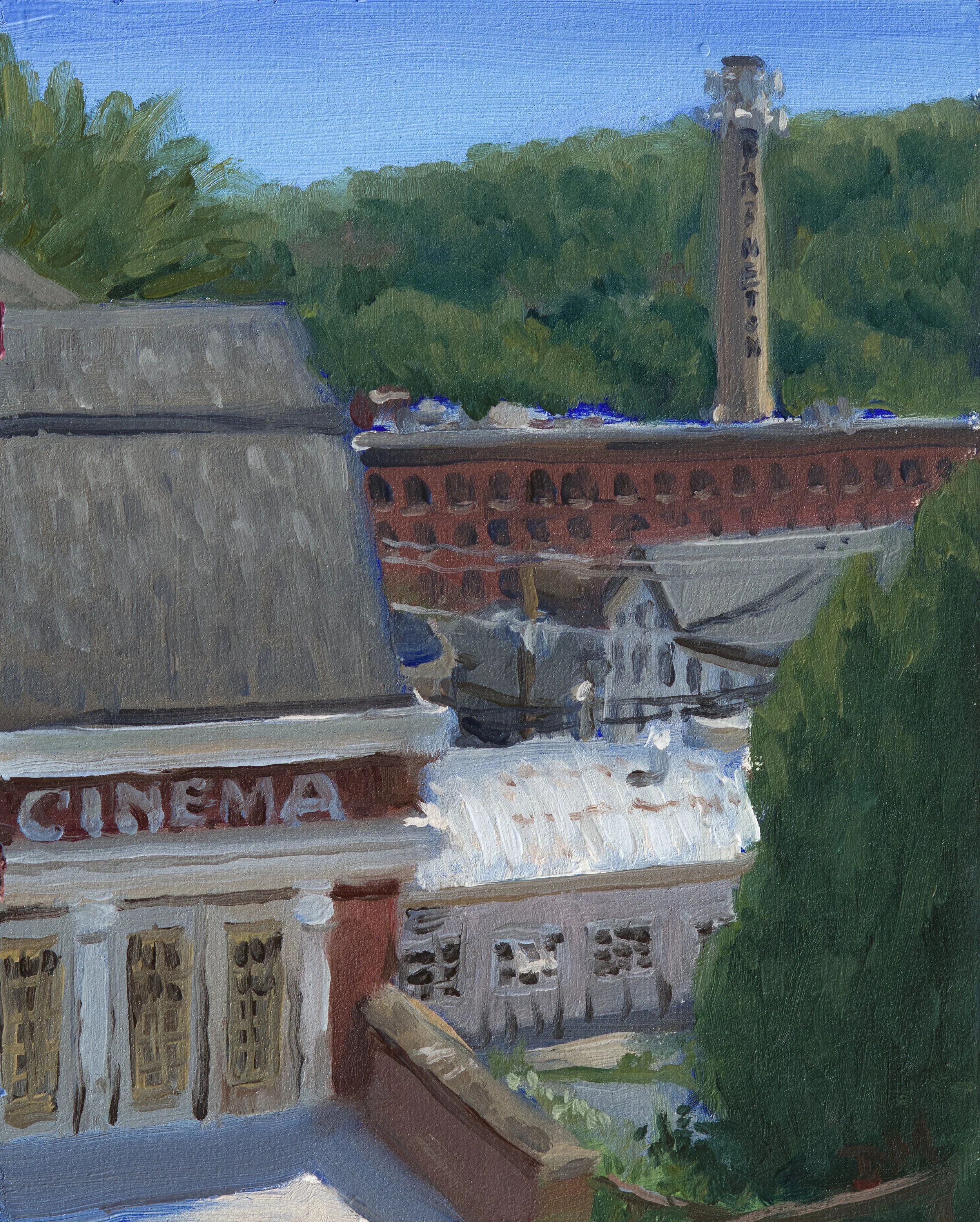 Watertown - 10"x8", Oil on aluminum
